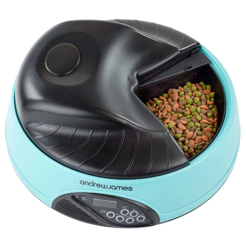 Andrew James 4 Day Meal Automatic Pet Feeder Bowl